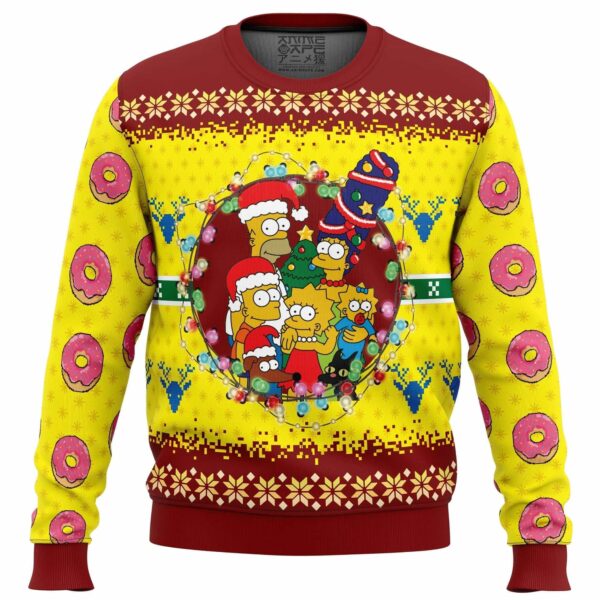 The Simpsons Gifts For Family Holiday Christmas Ugly Sweater