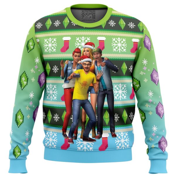 The Sims Gifts For Family Holiday Christmas Ugly Sweater