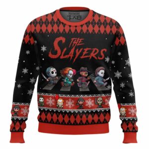 The Slayers Halloween Best Holiday Christmas Ugly Sweater Gifts For Family