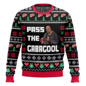 The Sopranos Pass the gabagool Christmas Best Holiday Christmas Ugly Sweater Gifts For Family