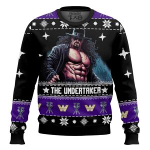 The Undertaker Best Holiday Christmas Ugly Sweater Gifts For Family