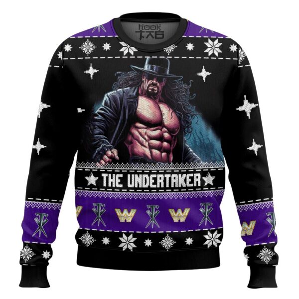 The Undertaker Best Holiday Christmas Ugly Sweater Gifts For Family