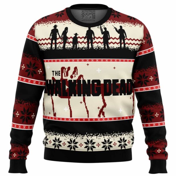 The Walking Dead Gifts For Family Holiday Christmas Ugly Sweater