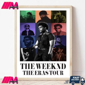 The Weeknd – The Eras Tour A Musical Journey Through The Ages Wall Decor Canvas Poster