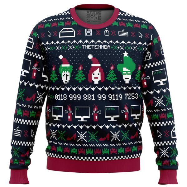 The X-Mas Crowd IT Crowd Gifts For Family Holiday Christmas Ugly Sweater