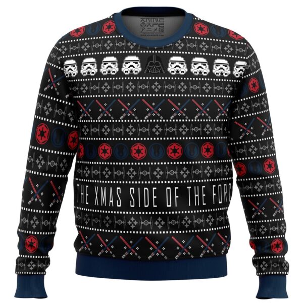 The Xmas Side Of The Force Star Wars Gifts For Family Holiday Christmas Ugly Sweater