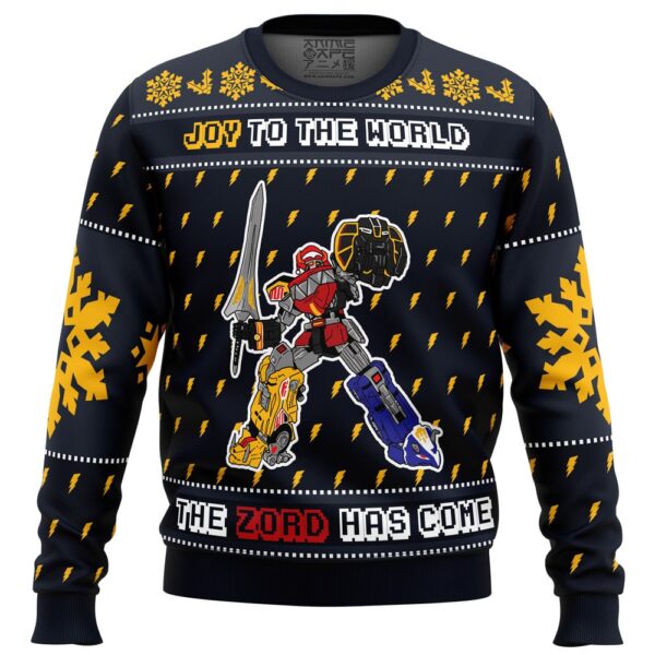 The Zord Has Come Power Rangers Gifts For Family Holiday Christmas Ugly Sweater