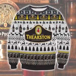 Theakston Brewery Best Holiday Christmas Ugly Sweater Gifts For Family