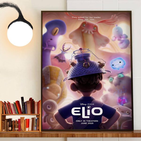 They Asked For Our Leader They Got Him Elio Official Poster Of Disney And Pixar Release June 2025 Home Decor Poster Canvas