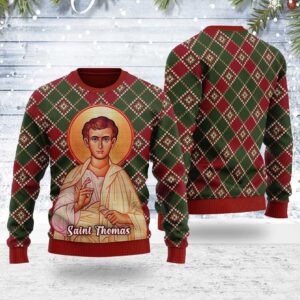 Thomas the Apostle Gifts For Family Holiday Christmas Ugly Sweater