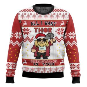 Thor Best Holiday Christmas Ugly Sweater Gifts For Family