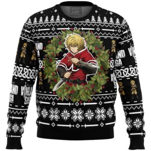 Thorfinn Vinland Saga Gifts For Family Holiday Christmas Ugly Sweater