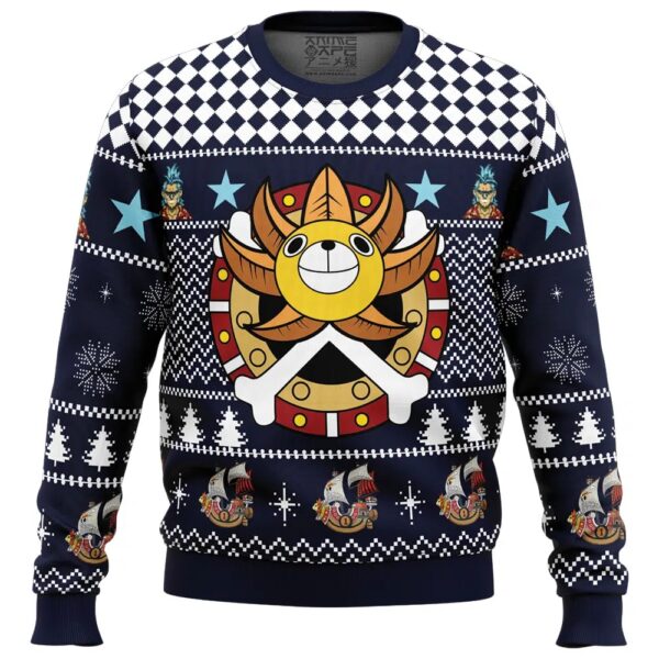 Thousand Sunny OP Pirates Gifts For Family Holiday Christmas Ugly Sweater