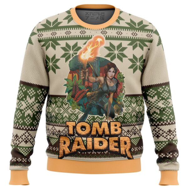 Tomb Raider Alt Gifts For Family Holiday Christmas Ugly Sweater