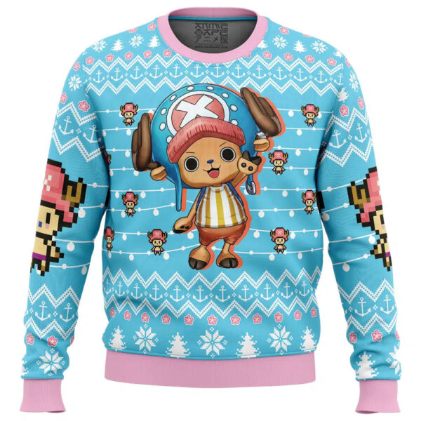 Tony Tony Chopper OP Pirates Gifts For Family Holiday Christmas Ugly Sweater