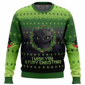 Toothless Gifts For Family Holiday Christmas Ugly Sweater