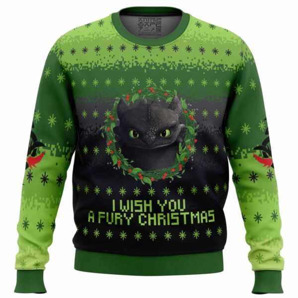 Toothless Gifts For Family Holiday Christmas Ugly Sweater