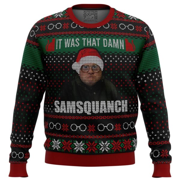 Trailer Park Boys Samsquanch Gifts For Family Holiday Christmas Ugly Sweater