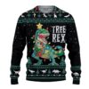 T-Rex Jurassic ParkWorld Best Holiday Christmas Ugly Sweater Gifts For Family