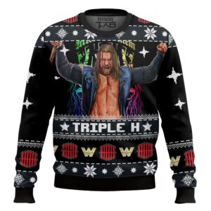 Triple H Best Holiday Christmas Ugly Sweater Gifts For Family