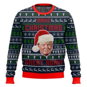 Trump Make Christmas Great Again Gifts For Family Holiday Christmas Ugly Sweater