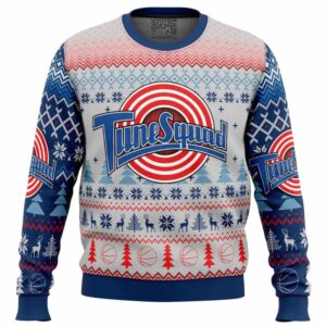 Tunesquad Space Jam Gifts For Family Holiday Christmas Ugly Sweater