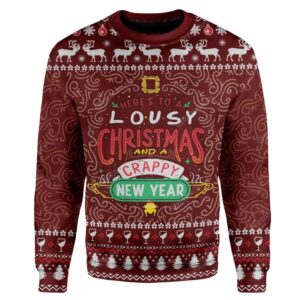 Ugly Christmas Friends Custom Sweater Apparel