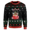 Ugly Christmas Great Wine Shark Custom Sweater Apparel