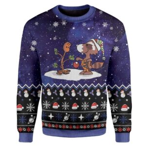 Ugly Christmas In Galaxy Sweater Apparel