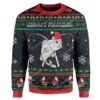 Ugly Christmas Meowy Christmas Custom Sweater Apparel