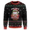 Ugly Christmas Princess Custom Sweater Apparel