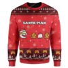 Ugly Christmas Santa Custom Sweater Apparel