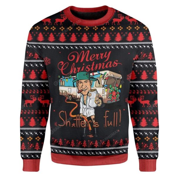 Ugly Merry Christmas Shutter’s Full Custom Sweater Apparel