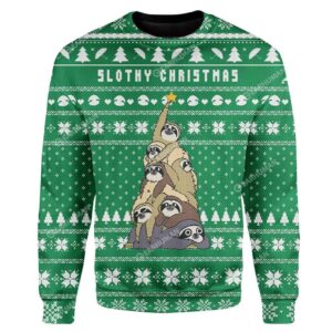 Ugly Slothy Christmas Best Gifts For Family For Holiday Christmas Ugly Sweater