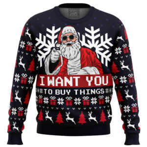 Uncle Santa Claus Gifts For Family Holiday Christmas Ugly Sweater