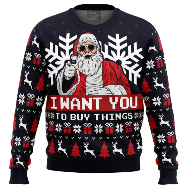 Uncle Santa Claus Gifts For Family Holiday Christmas Ugly Sweater