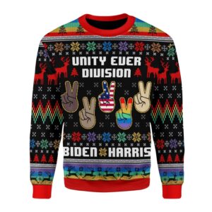 Unity Ever Division Best Gifts For Family For Holiday Christmas Ugly Sweater