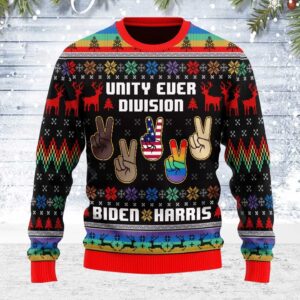 Unity Ever Division Gifts For Family Holiday Christmas Ugly Sweater