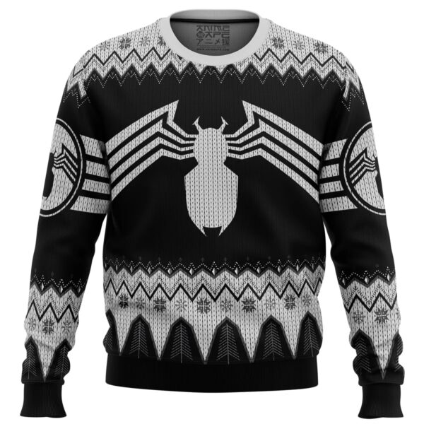 Venom Marvel Venom Symbol Gifts For Family Holiday Christmas Ugly Sweater