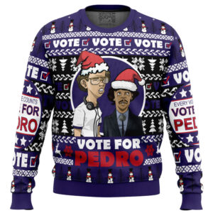 Vote for Pedro Napoleon Dynamite Gifts For Family Holiday Christmas Ugly Sweater