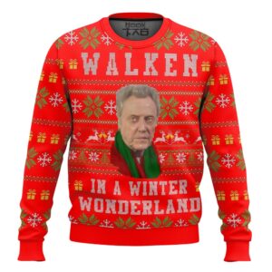 Walken In A Winter Wonderland Christmas Best Holiday Christmas Ugly Sweater Gifts For Family