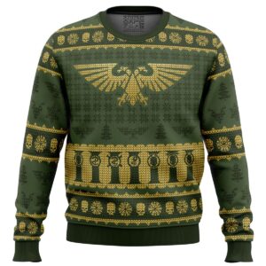 Warhammer 40k Imperium Gifts For Family Holiday Christmas Ugly Sweater