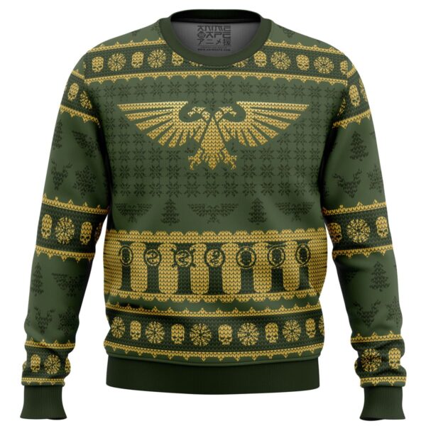 Warhammer 40k Imperium Gifts For Family Holiday Christmas Ugly Sweater