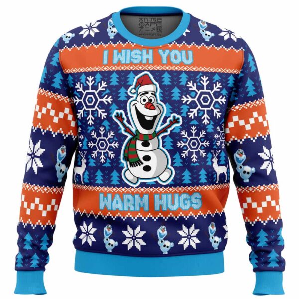 Warm Hugs Frozen Gifts For Family Holiday Christmas Ugly Sweater