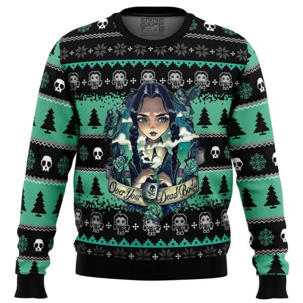 Wednesday Addams Gifts For Family Holiday Christmas Ugly Sweater