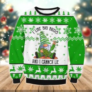 Weed Gnome Best Holiday Christmas Ugly Sweater Gifts For Family