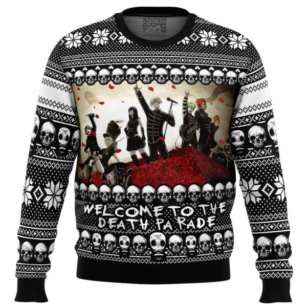 Welcome To The Death Parade Gifts For Family Holiday Christmas Ugly Sweater