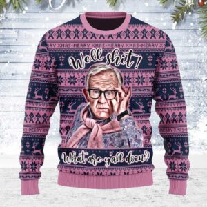 Well Shit Gifts For Family Holiday Christmas Ugly Sweater