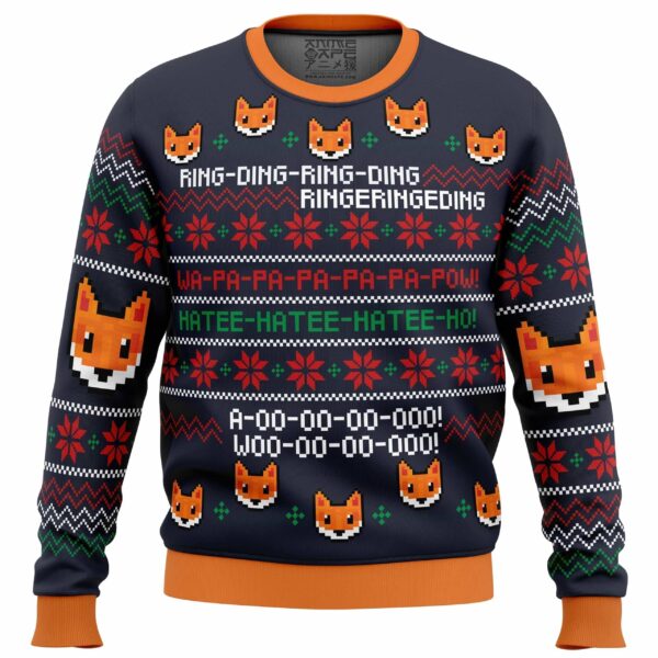 What does the Fox say Best Gifts For Family For Holiday Christmas Ugly Sweater