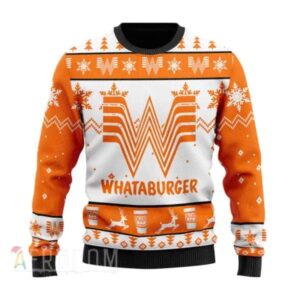 Whataburger Best Gifts For Family For Holiday Christmas Ugly Sweater